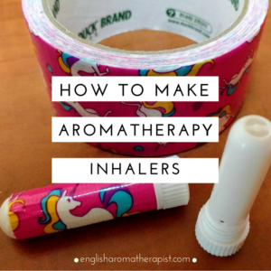 Make your own aromatherapy inhalers with essential oils