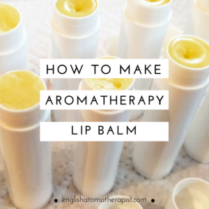 How to make aromatherapy lip balm