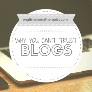 Why you cant trust blogs