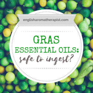 Essential oils and GRAS safety