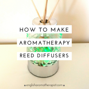 Make your own aromatherapy reed diffuser with essential oils