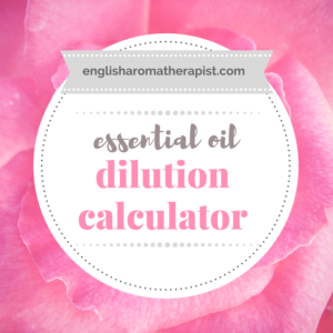 Essential Oil Dilution Calculator