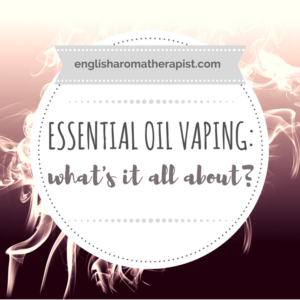 Essential oil vaping