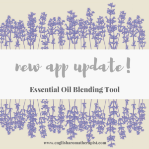 Essential Oil Blending Tool App