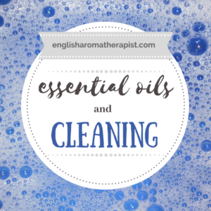 essential oils and homemade cleaning products