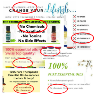 Are essential oils free from chemicals