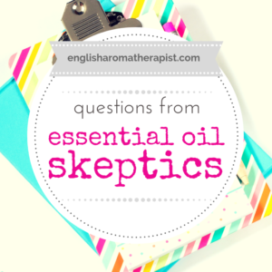 Essential oil skeptics