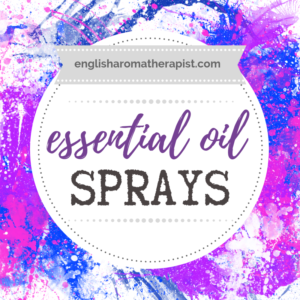 Water based aromatherapy sprays with essential oils