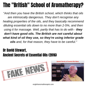 British School of Aromatherapy David Stewart